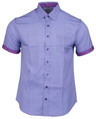 Thumbnail 1: Nick Graham Circle Dots Short Sleeve Sport Shirt 