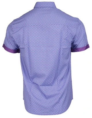 Thumbnail 2: Nick Graham Circle Dots Short Sleeve Sport Shirt 