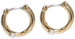Thumbnail 2: KATE SPADE Mini Pearl Huggie Earrings 