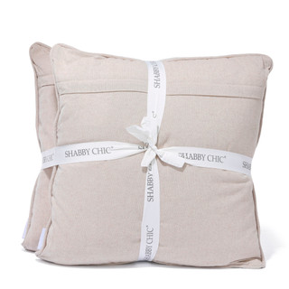 Thumbnail 2: SHABBY CHIC 2 Pk Embroidered Shells Decorative Pillows 
