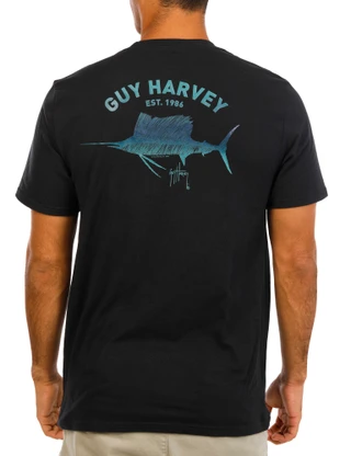 Thumbnail 1: Guy Harvey Men's Logo Pocket Tee 