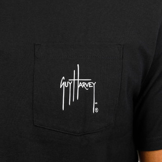 Thumbnail 3: Guy Harvey Men's Logo Pocket Tee 