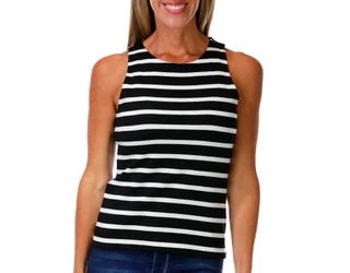 Thumbnail 1: Cyrus Women's Ribbed Stripe Tank Top 