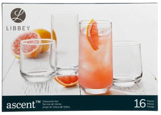 Thumbnail 1: Libbey Ascent 16-Piece Drinkware Set 