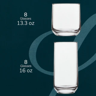 Thumbnail 4: Libbey Ascent 16-Piece Drinkware Set 