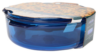 Thumbnail 2: Libbey Baker's Basics 3.2 Qt Casserole Denim Blue 
