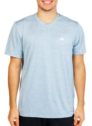 Thumbnail 1: Adidas Men's Active Heathered Baselayer Logo Tee 