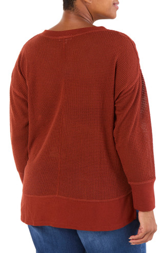 Thumbnail 2: Chenault Women's Plus Ribbed Top  