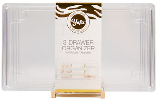 Thumbnail 1: YAFA 3 Drawer Organizer w/ Modern Handles 