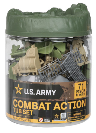 Thumbnail 1: U.S Army U.S Army Combat Action Figure Tub Set 