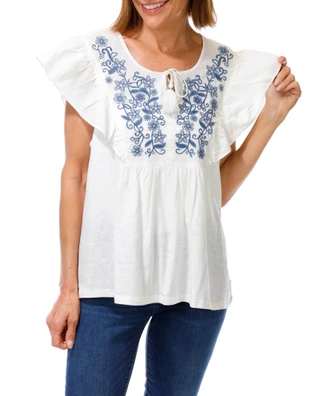 Thumbnail 1: Lucky Brand Women's Floral Print Top  
