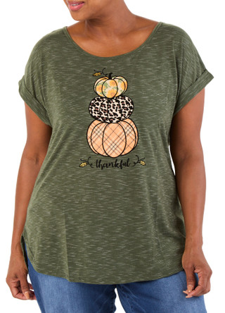 Thumbnail 1: Tru Self Women's Plus Harvest Graphic Tee  