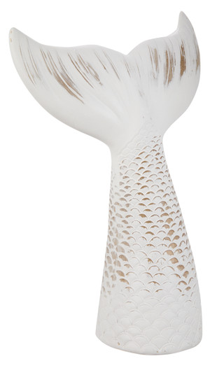 Thumbnail 2: Home Essentials 15 in Resin Whale Tail Home Accent 