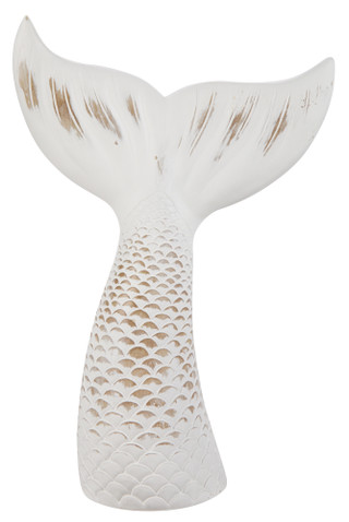 Thumbnail 1: Home Essentials 15 in Resin Whale Tail Home Accent 