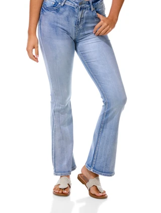 Thumbnail 1: William Rast Juniors 5 Pocket Bling Back Flare Leg Jeans 