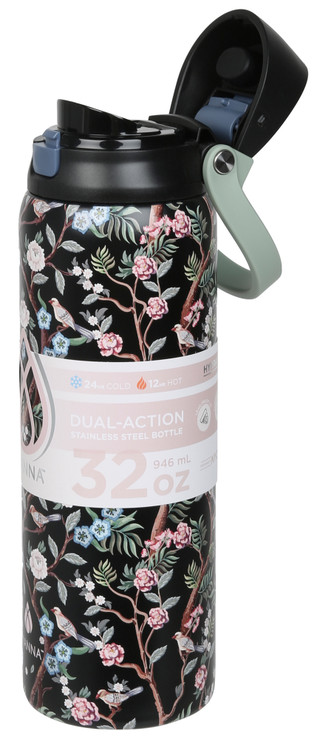 Thumbnail 1: Manna 32 oz Dual-Action Stainless Steel Water Bottle 