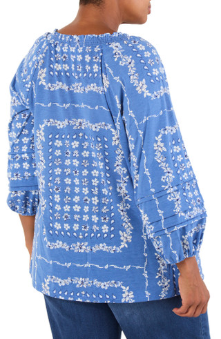 Thumbnail 2: Anneliese Women's Plus Floral Print Top  