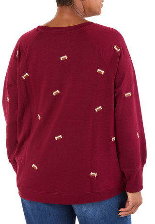 Thumbnail 2: Philosophy Women's Embroidered Football Sweatshirt 