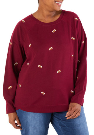 Thumbnail 1: Philosophy Women's Embroidered Football Sweatshirt 