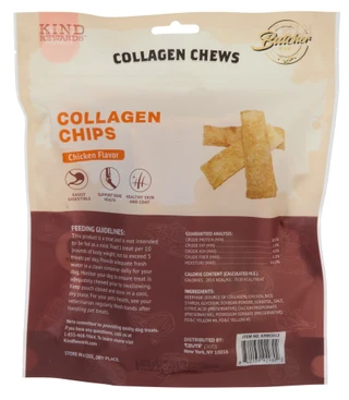 Thumbnail 2: Kind Rewards 8 oz Chicken Flavor Collagen Pet Chew Chips 