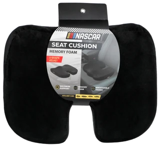 Thumbnail 1: Nascar U-Shape Velvet Memory Foam Seat Cushion 