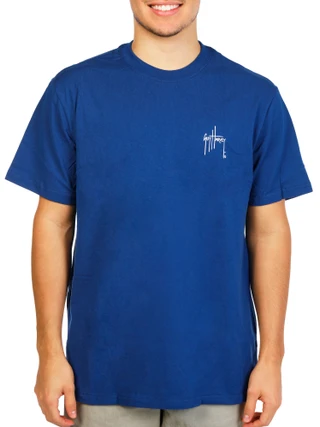 Thumbnail 3: Guy Harvey Men's Scribble Mahi Logo Graphic Tee 