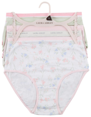 Thumbnail 1: Laura Ashley Women's 5 Pk Brief Panties  