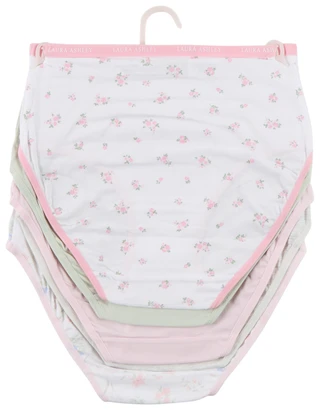Thumbnail 2: Laura Ashley Women's 5 Pk Brief Panties  