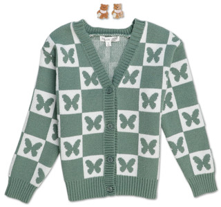 Thumbnail 1: Btween Girls 3 Pc Cardigan & Hair Clip Set 