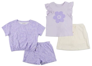 Thumbnail 1: BEARPAW Girls 4 Pc Shorts Set 