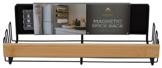 Thumbnail 2: GOURMET KITCHEN Magnetic Spice Rack  