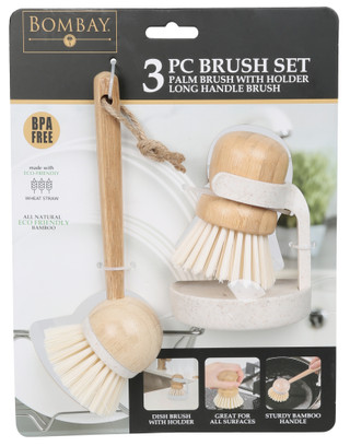 Thumbnail 1: Bombay 3 Pc Brush Set 
