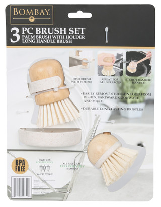 Thumbnail 3: Bombay 3 Pc Brush Set 