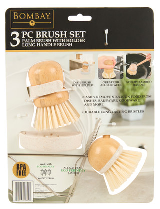 Thumbnail 4: Bombay 3 Pc Brush Set 
