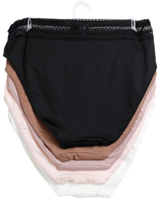 Thumbnail 2: Rene Rofe Women's 5 Pk Brief Panties 