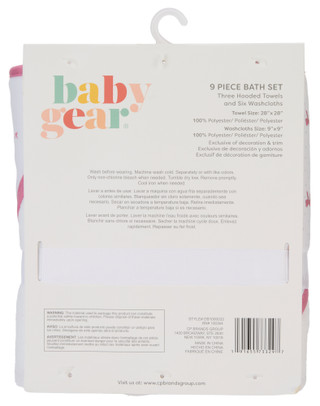 Thumbnail 2: Baby Gear Baby Girls 9 Pc Bath Set  