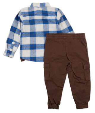 Thumbnail 2: Stitch & Stone Little Boys 2 Pc Pants Set 