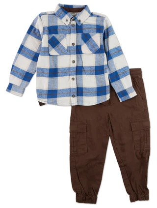 Thumbnail 1: Stitch & Stone Little Boys 2 Pc Pants Set 