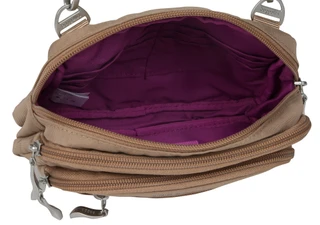 Thumbnail 3: BAGGALLINI Triple Zip Crossbody Bag 