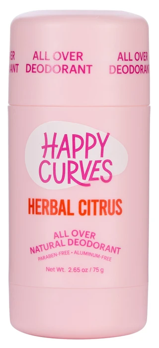 Thumbnail 2: Happy Curves 2.65 oz Women's Herbal Citrus All Over Deodorant  