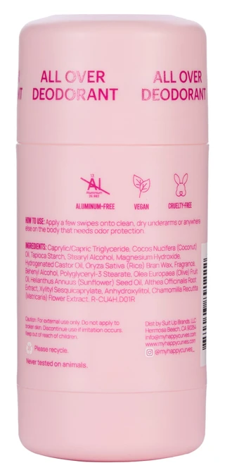 Thumbnail 4: Happy Curves 2.65 oz Women's Herbal Citrus All Over Deodorant  