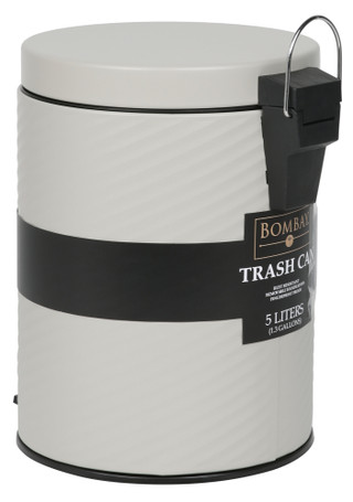 Thumbnail 4: Bombay 1 gal Trash Can  with Foot Pedal & Removable Bin 