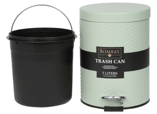 Thumbnail 3: Bombay 1 gal Trash Can  with Foot Pedal & Removable Bin 