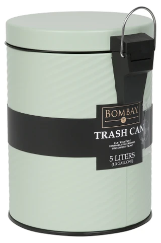 Thumbnail 4: Bombay 1 gal Trash Can  with Foot Pedal & Removable Bin 