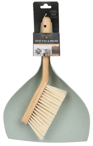 Thumbnail 1: Bombay 2 Pc Dust Pan & Brush 