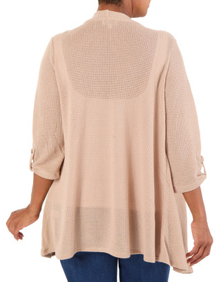 Thumbnail 2: Chenault Women's Plus Open Front Cardigan  