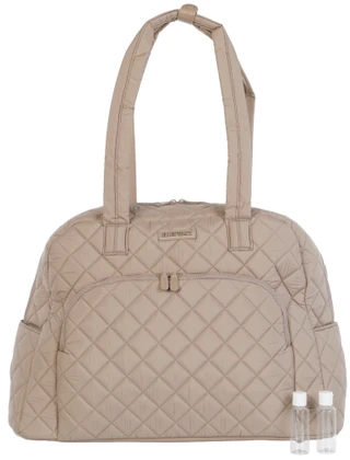Thumbnail 1: Ellen Tracy 20" Diamond Quilted Nylon Weekender Duffle 