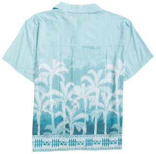 Thumbnail 5: REEL LEGENDS Men's Short Sleeve Printed Button Up Shirt 
