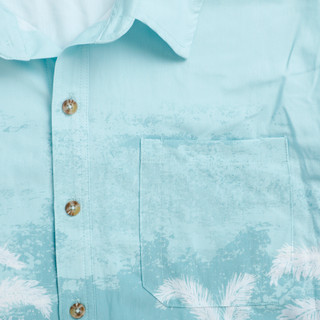 Thumbnail 6: REEL LEGENDS Men's Short Sleeve Printed Button Up Shirt 