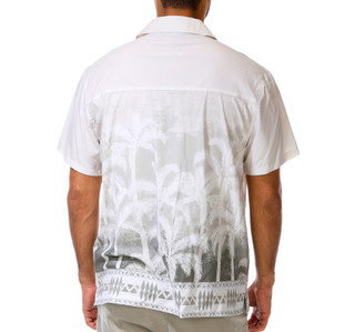 Thumbnail 3: REEL LEGENDS Men's Short Sleeve Printed Button Up Shirt 